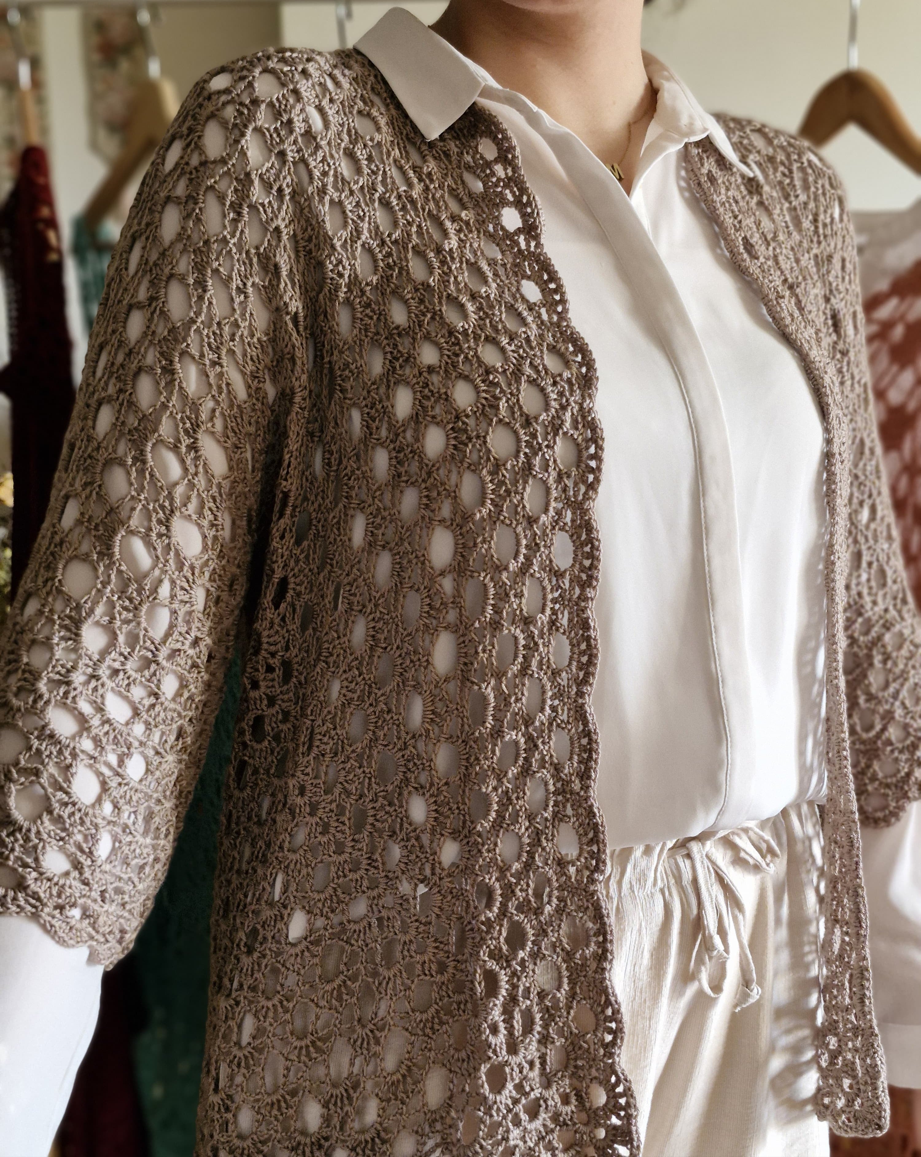Sandstone Lace Cardigan