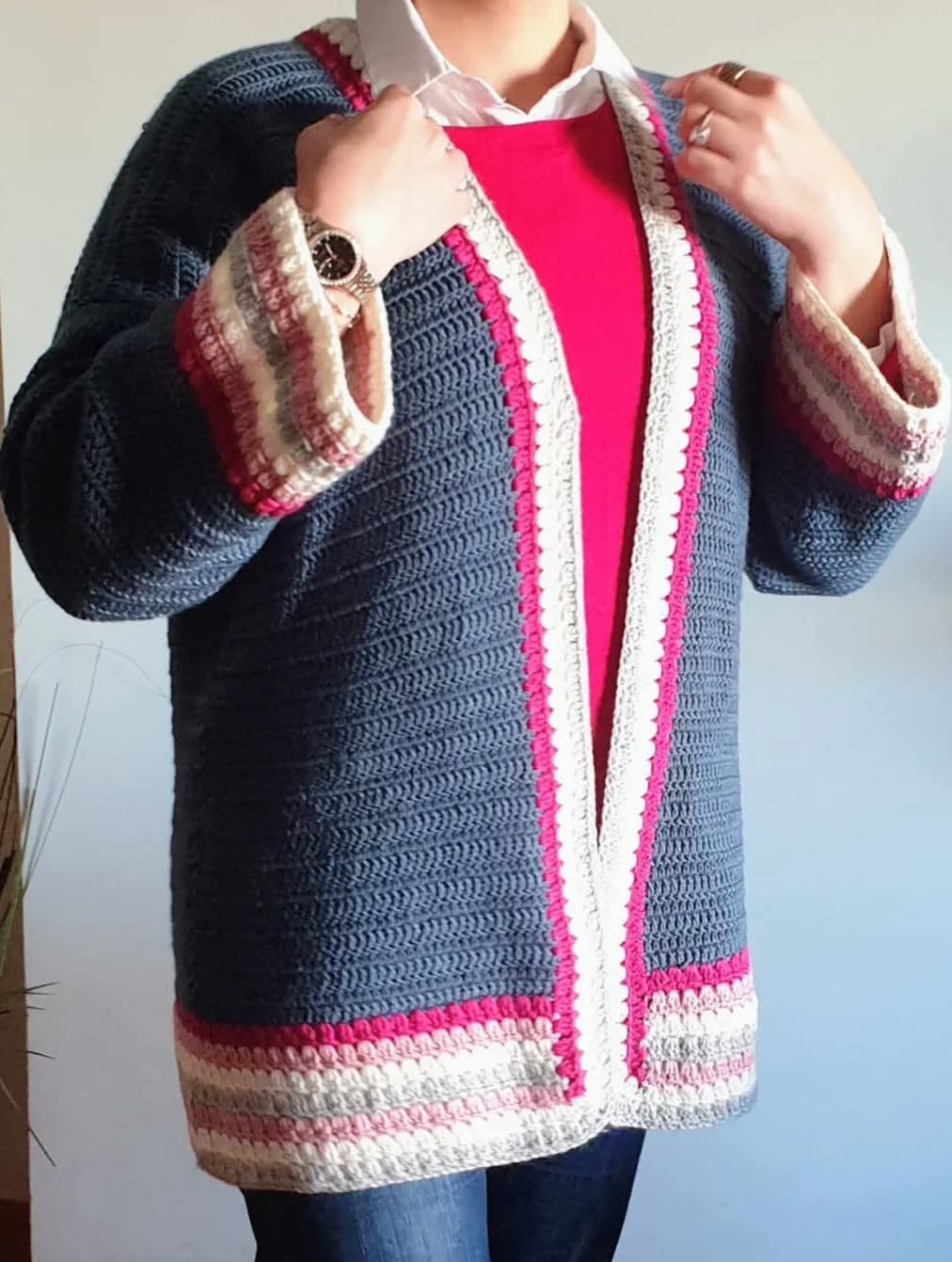 Slateberry Stripe Cardigan
