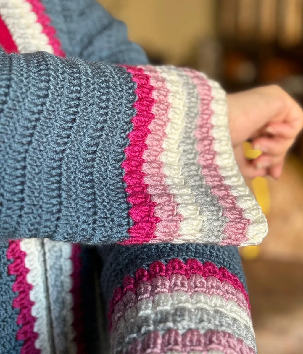 Slateberry Stripe Cardigan