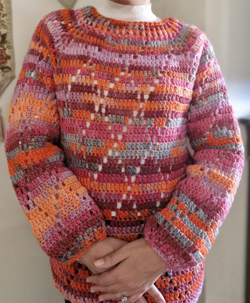 Candy Mosaic Pullover