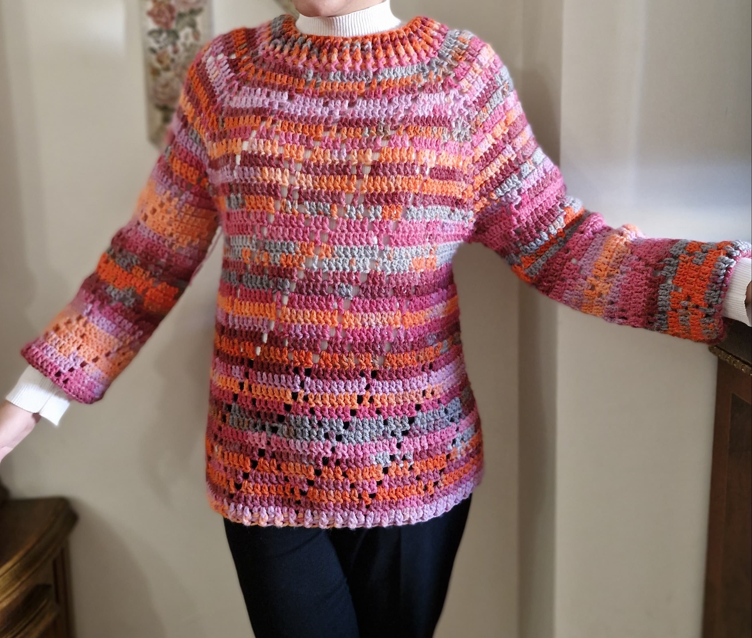 Candy Mosaic Pullover