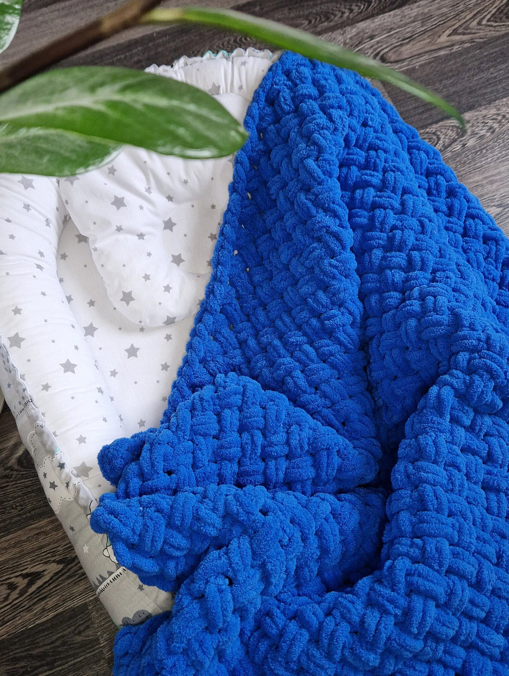 Handmade Puffy Throw Blanket